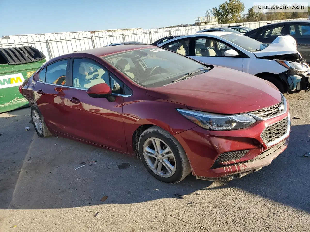 1G1BE5SM0H7176341 2017 Chevrolet Cruze Lt