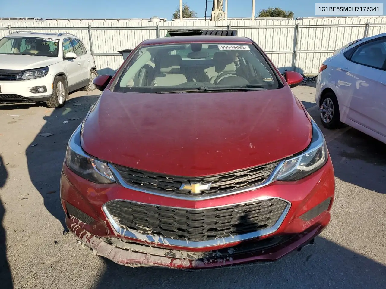 1G1BE5SM0H7176341 2017 Chevrolet Cruze Lt