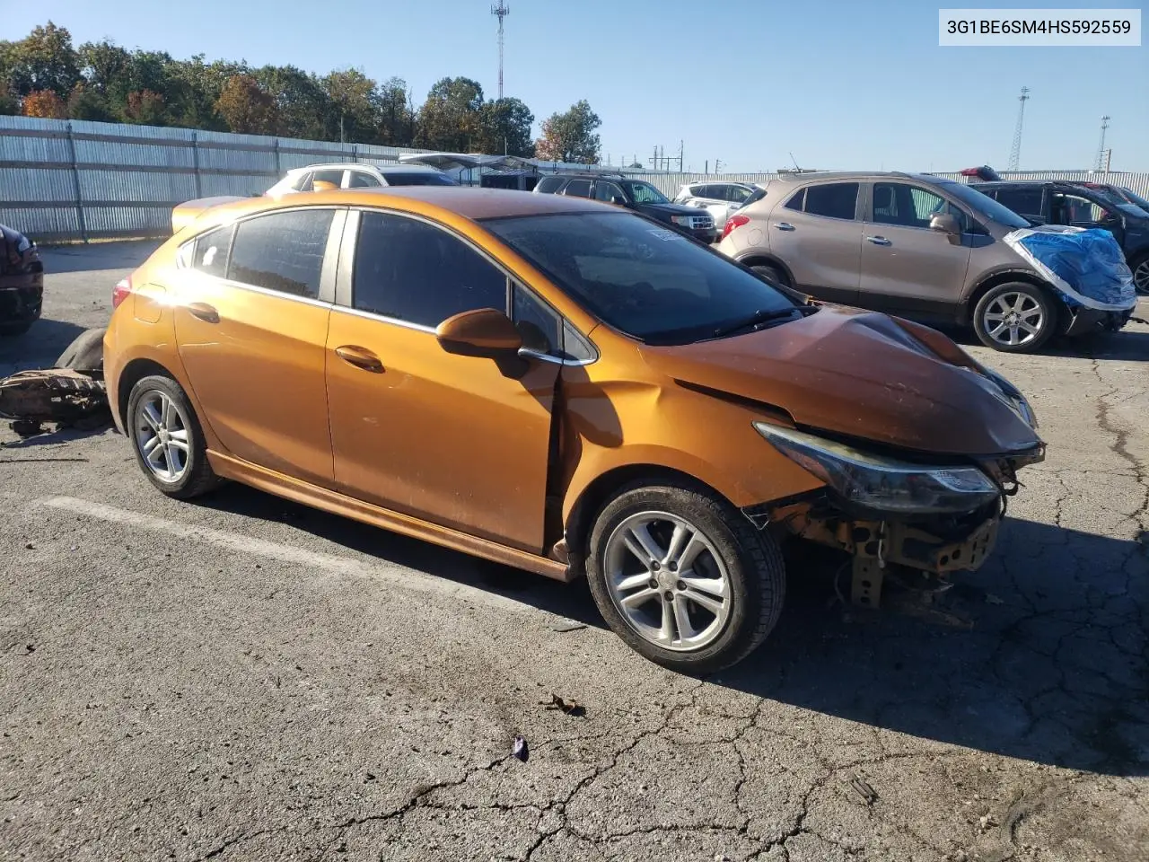 3G1BE6SM4HS592559 2017 Chevrolet Cruze Lt