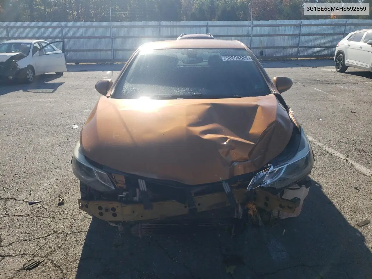 3G1BE6SM4HS592559 2017 Chevrolet Cruze Lt