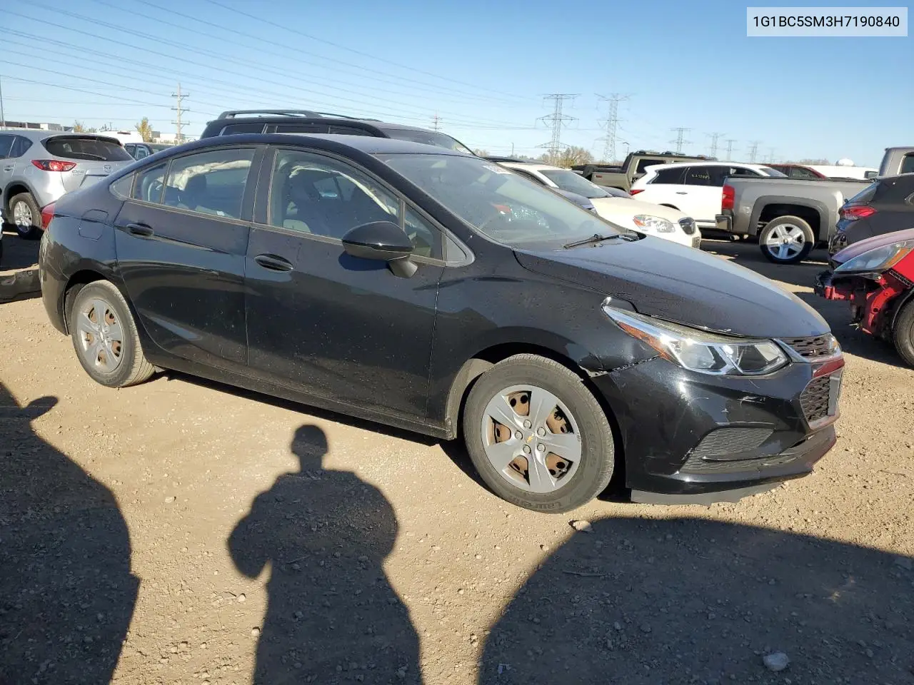 1G1BC5SM3H7190840 2017 Chevrolet Cruze Ls