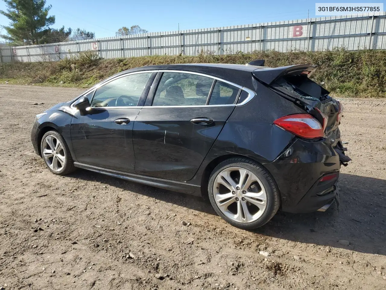 3G1BF6SM3HS577855 2017 Chevrolet Cruze Premier