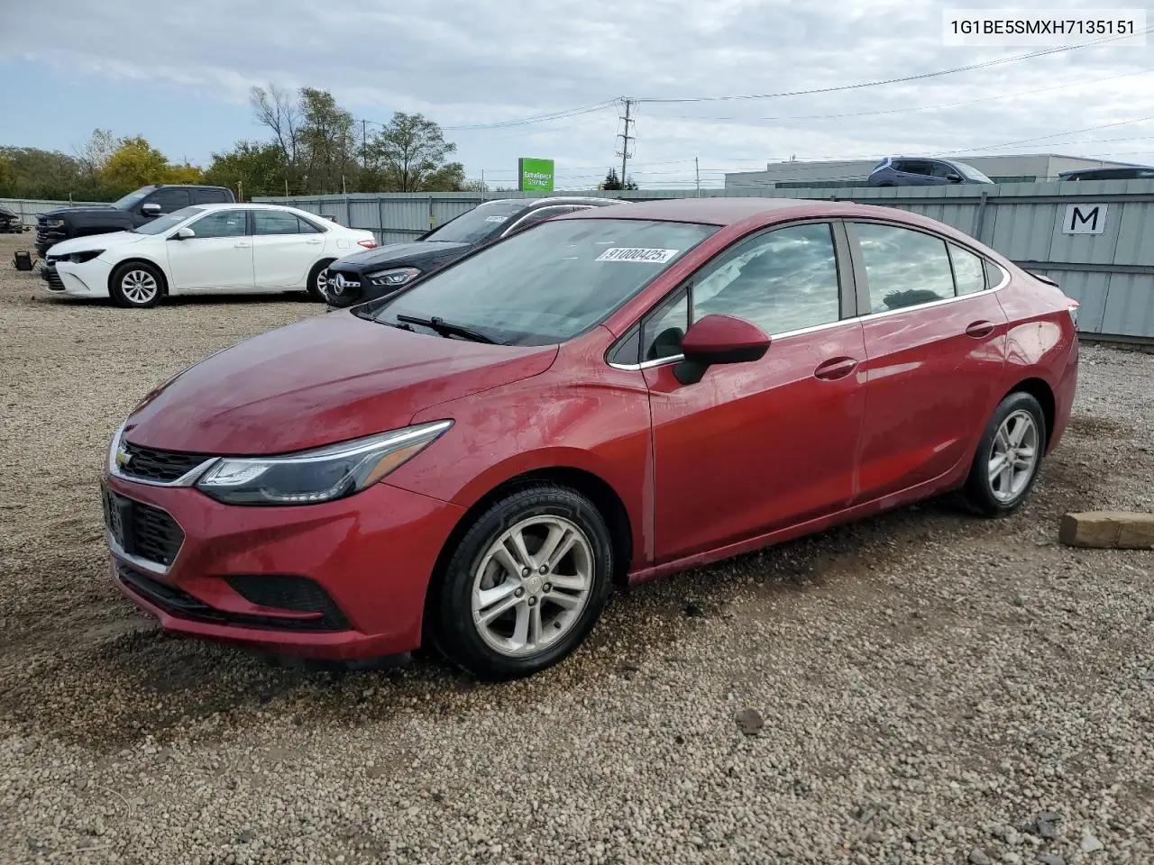 1G1BE5SMXH7135151 2017 Chevrolet Cruze Lt