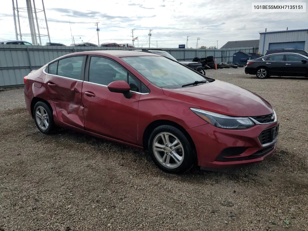 1G1BE5SMXH7135151 2017 Chevrolet Cruze Lt