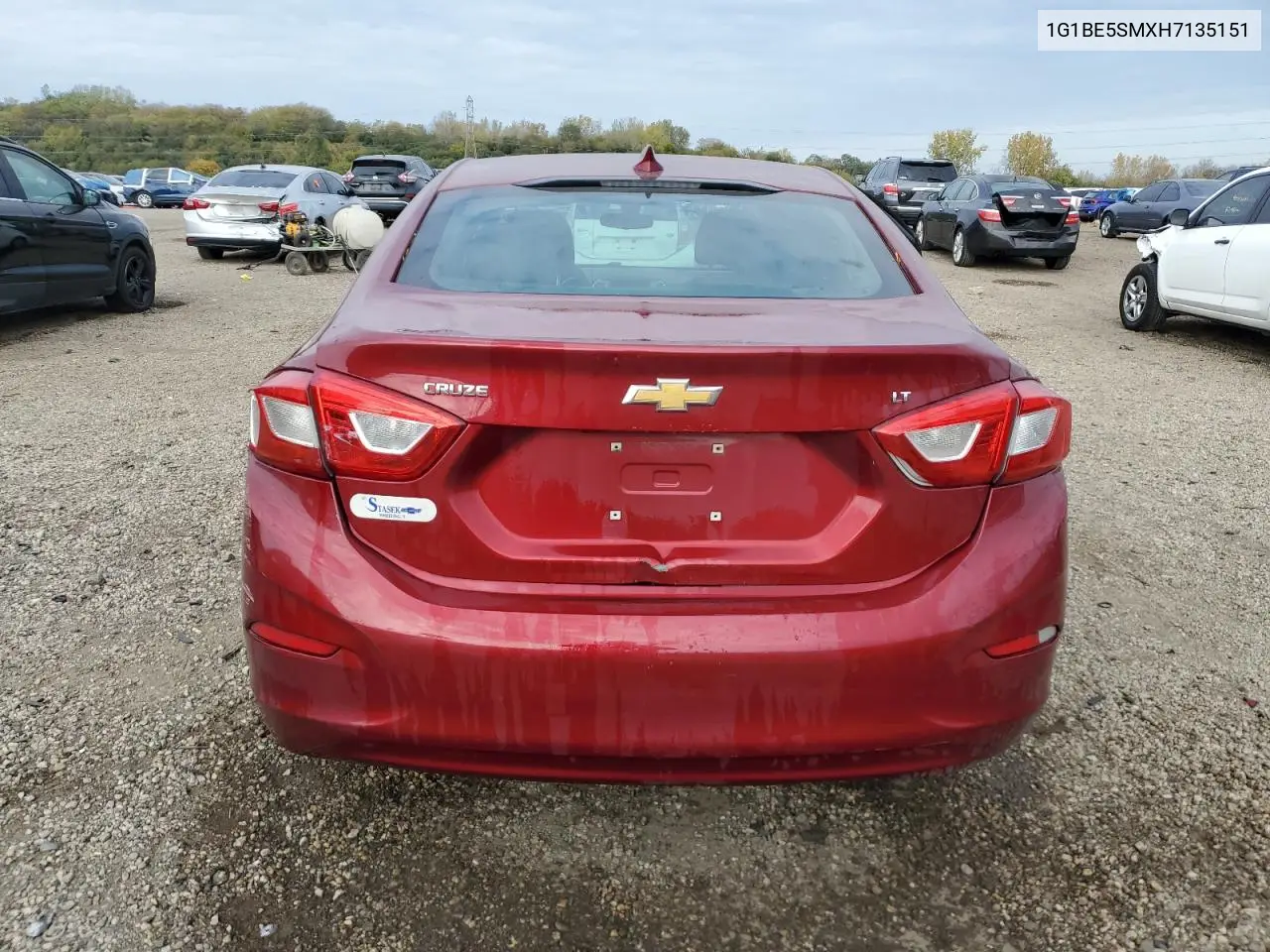 1G1BE5SMXH7135151 2017 Chevrolet Cruze Lt