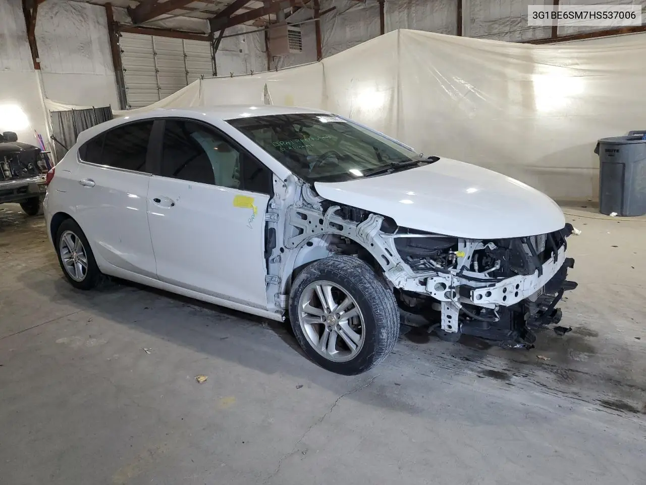 3G1BE6SM7HS537006 2017 Chevrolet Cruze Lt