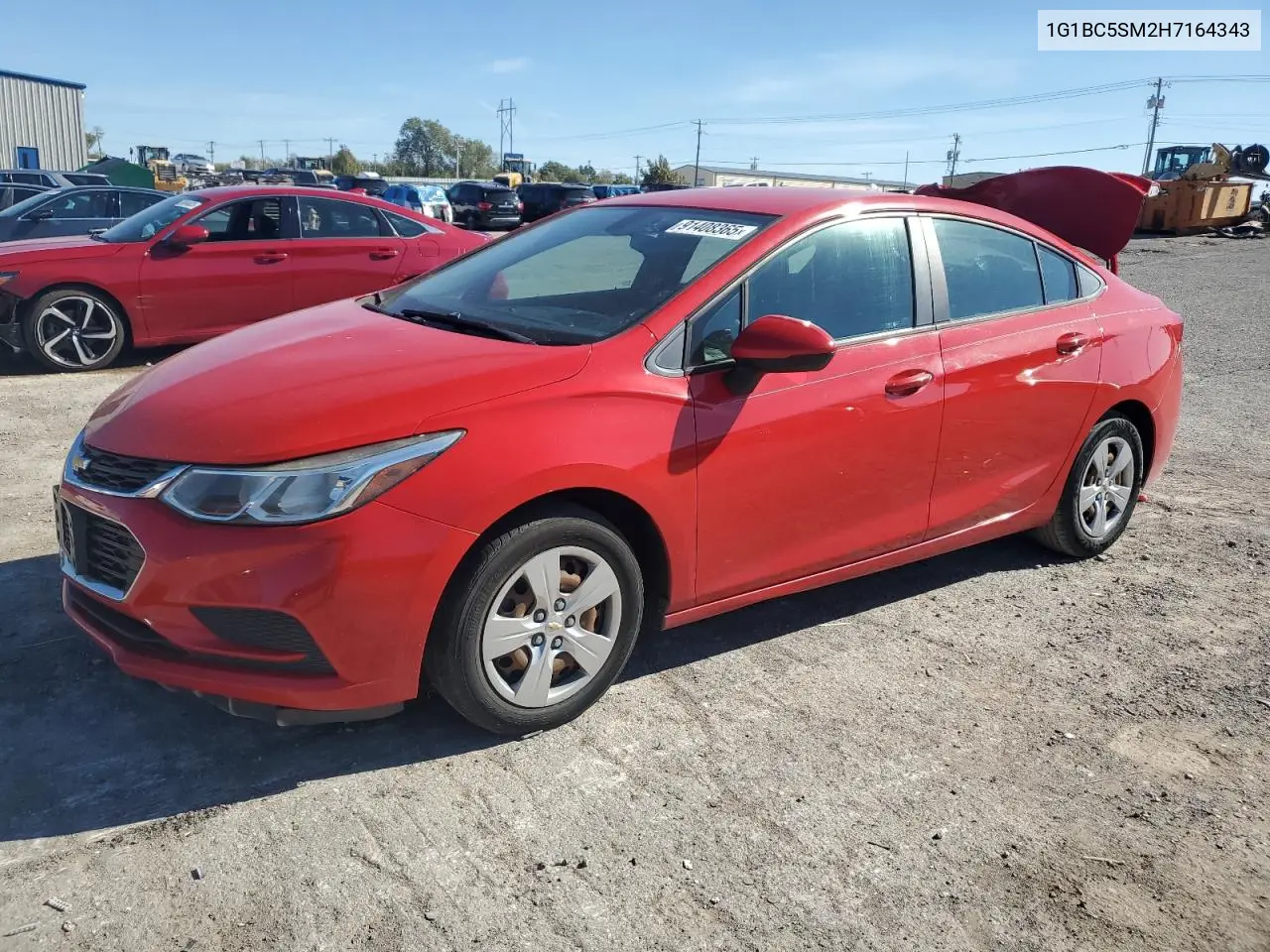 1G1BC5SM2H7164343 2017 Chevrolet Cruze Ls