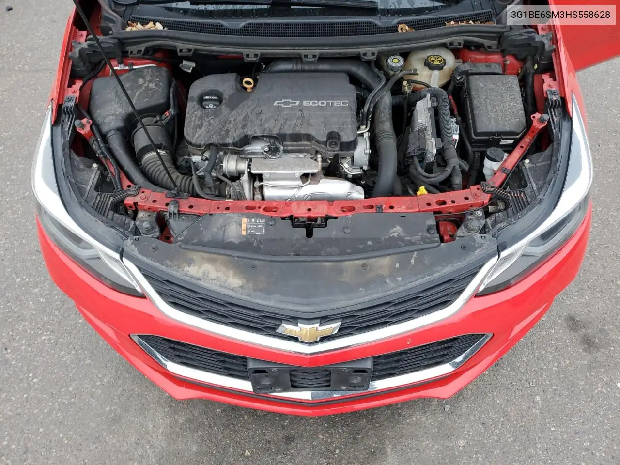 3G1BE6SM3HS558628 2017 Chevrolet Cruze Lt