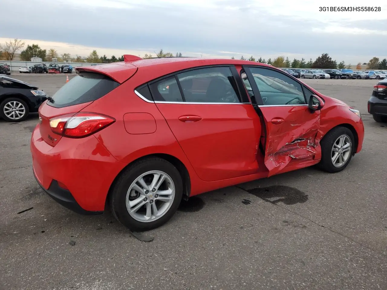 3G1BE6SM3HS558628 2017 Chevrolet Cruze Lt