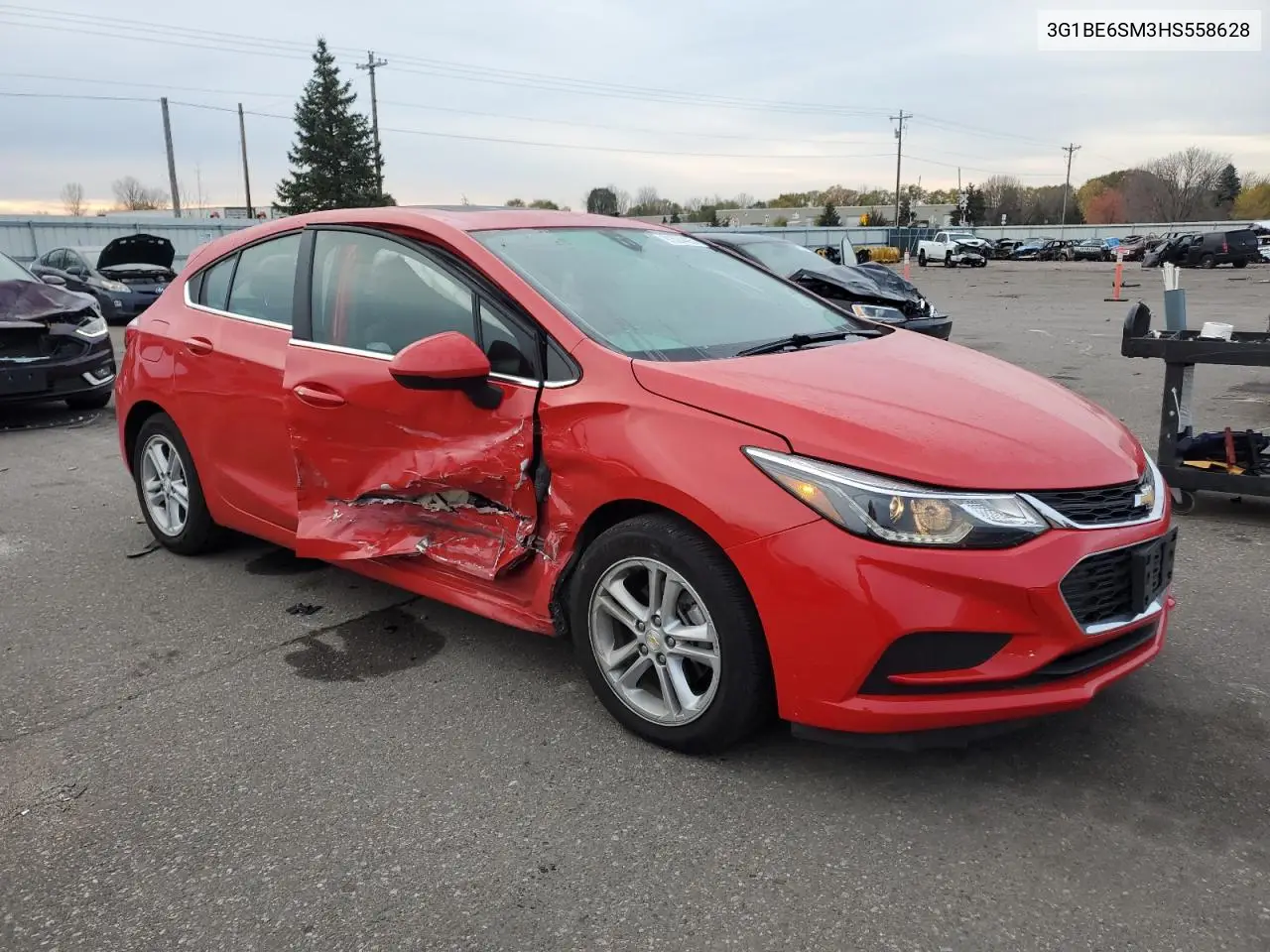 3G1BE6SM3HS558628 2017 Chevrolet Cruze Lt