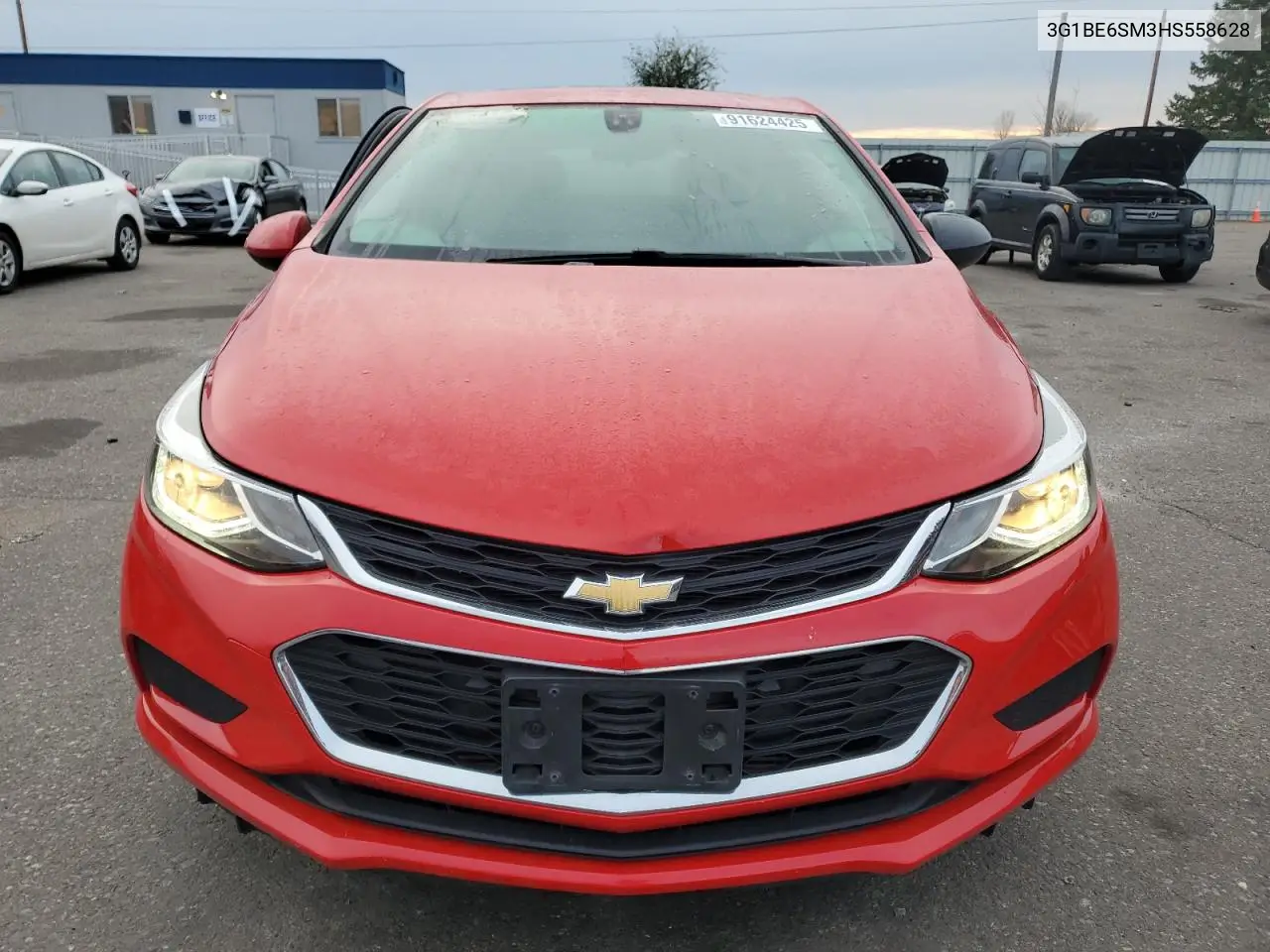 3G1BE6SM3HS558628 2017 Chevrolet Cruze Lt