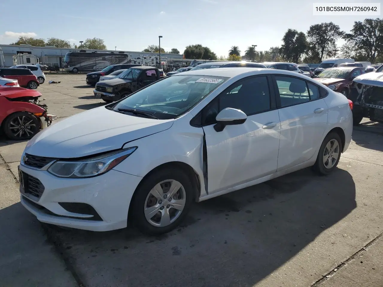 1G1BC5SM0H7260942 2017 Chevrolet Cruze Ls