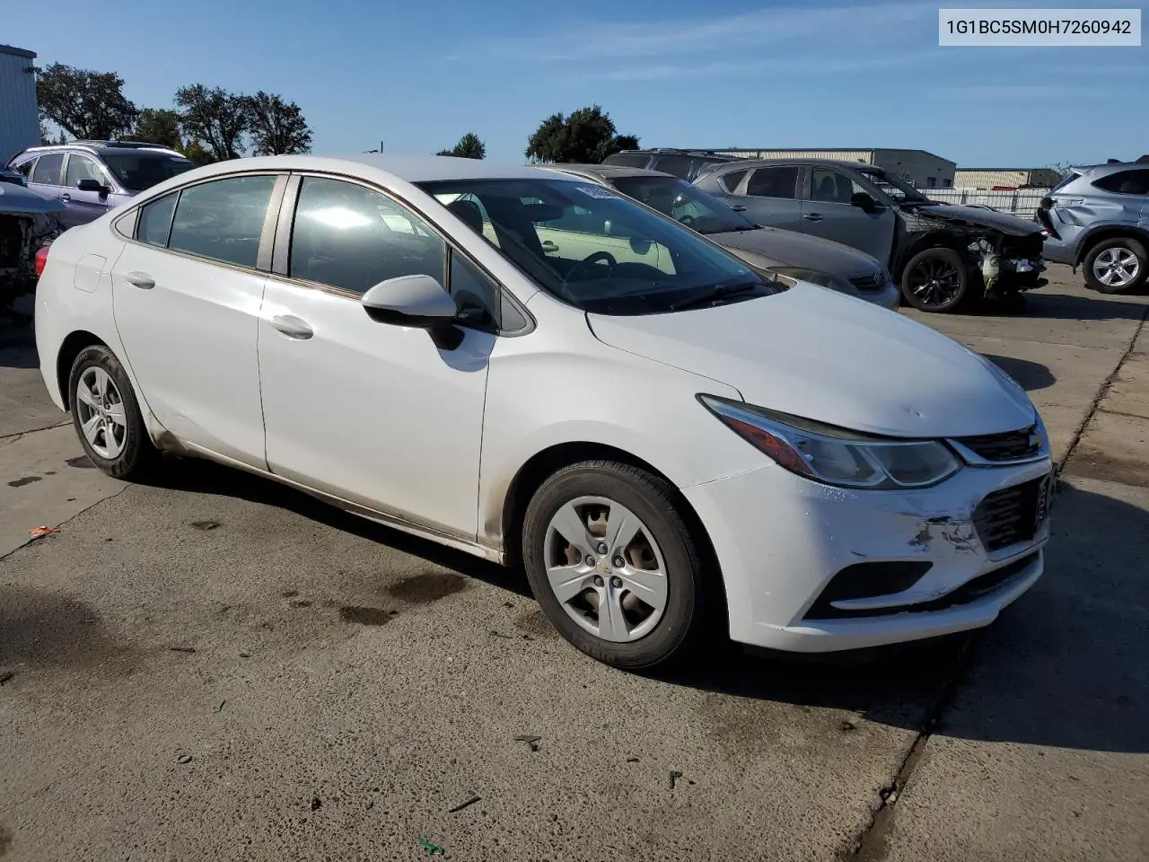 1G1BC5SM0H7260942 2017 Chevrolet Cruze Ls