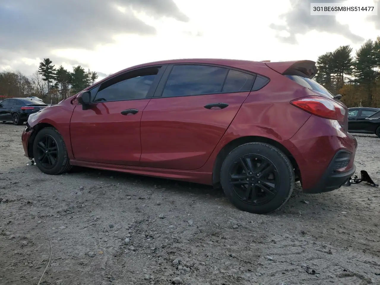 3G1BE6SM8HS514477 2017 Chevrolet Cruze Lt