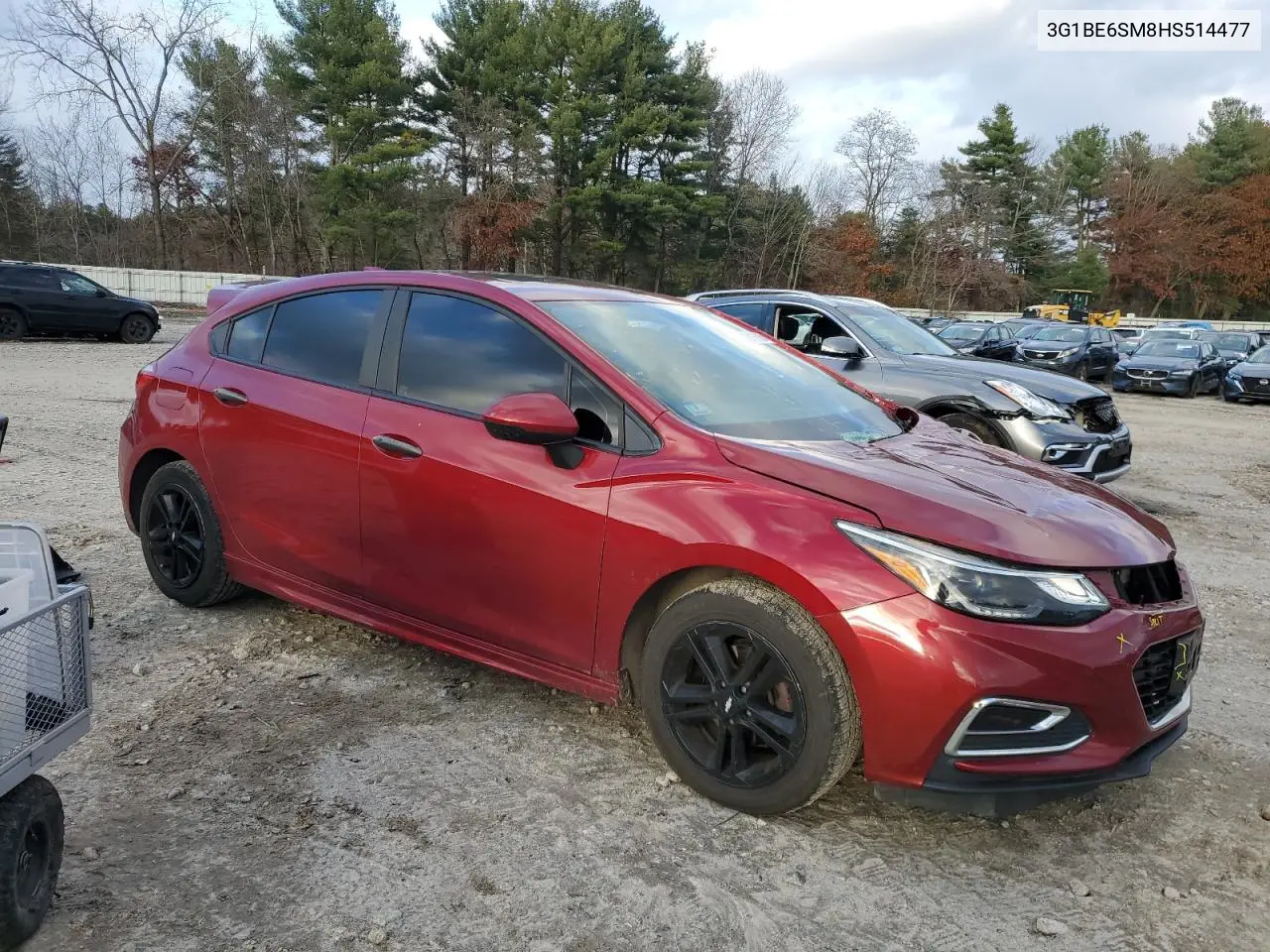 3G1BE6SM8HS514477 2017 Chevrolet Cruze Lt
