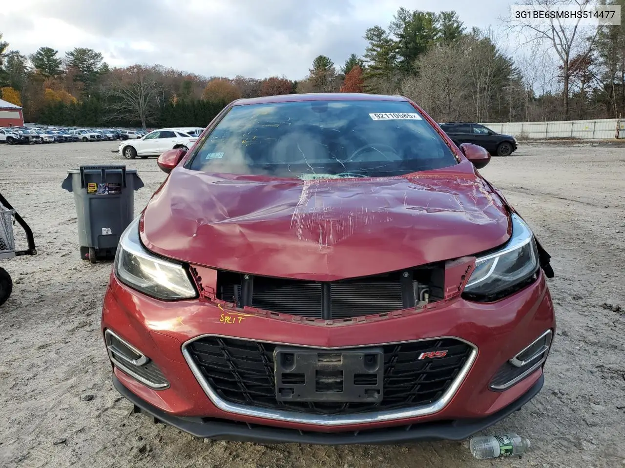 3G1BE6SM8HS514477 2017 Chevrolet Cruze Lt