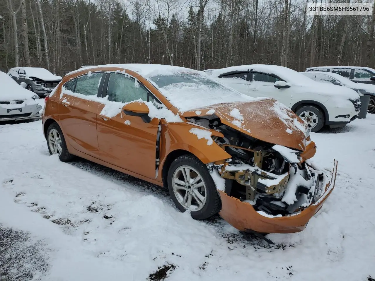 3G1BE6SM6HS561796 2017 Chevrolet Cruze Lt