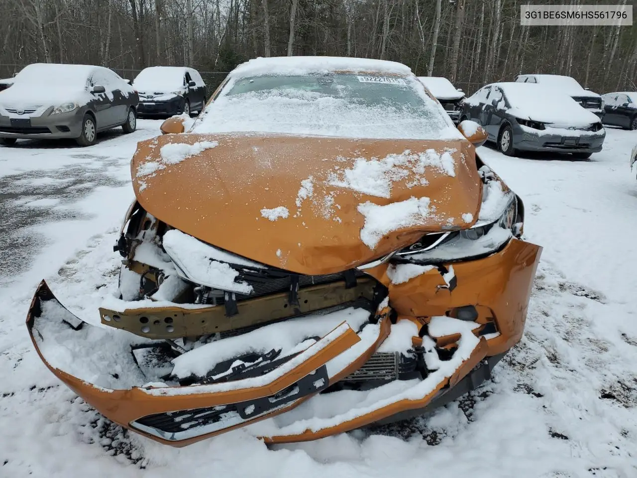 3G1BE6SM6HS561796 2017 Chevrolet Cruze Lt