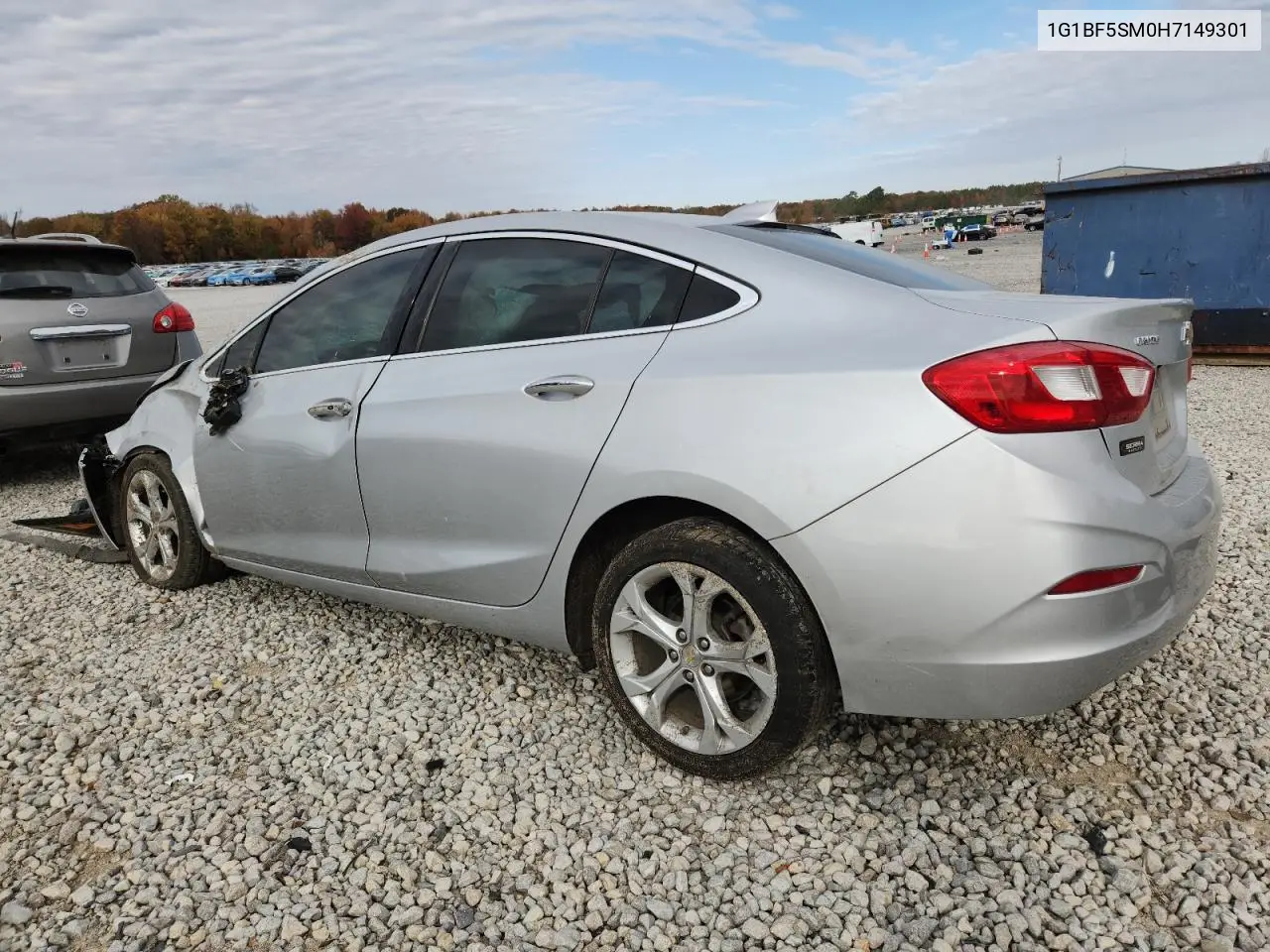 1G1BF5SM0H7149301 2017 Chevrolet Cruze Premier