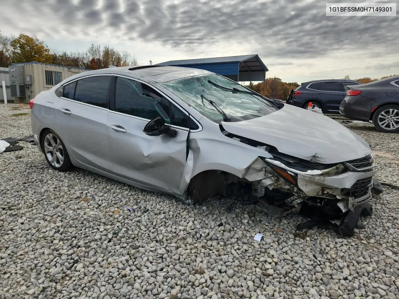 1G1BF5SM0H7149301 2017 Chevrolet Cruze Premier