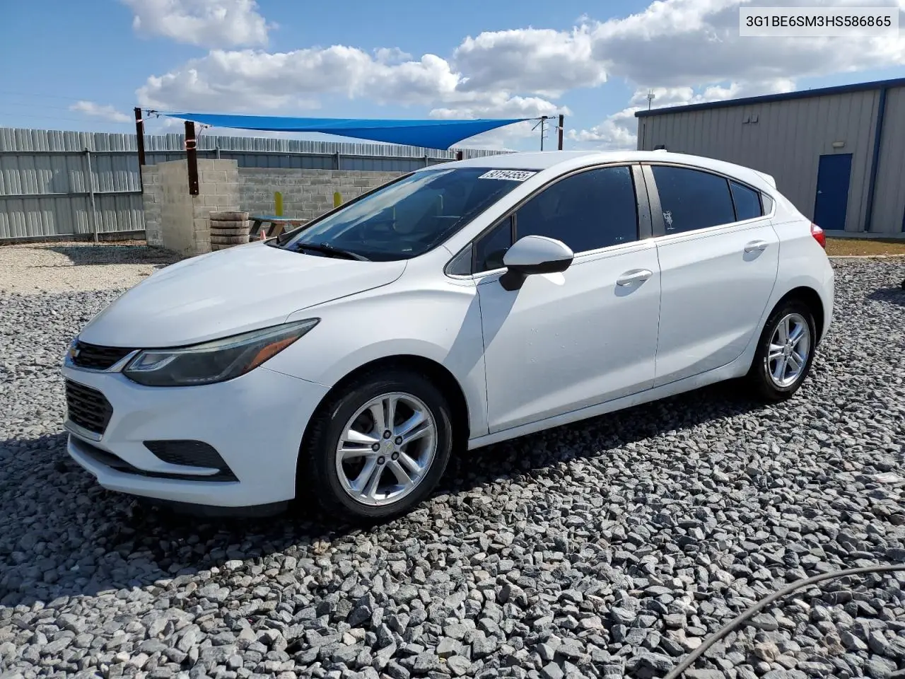 3G1BE6SM3HS586865 2017 Chevrolet Cruze Lt