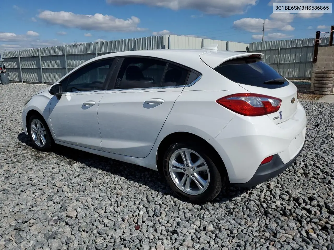 3G1BE6SM3HS586865 2017 Chevrolet Cruze Lt