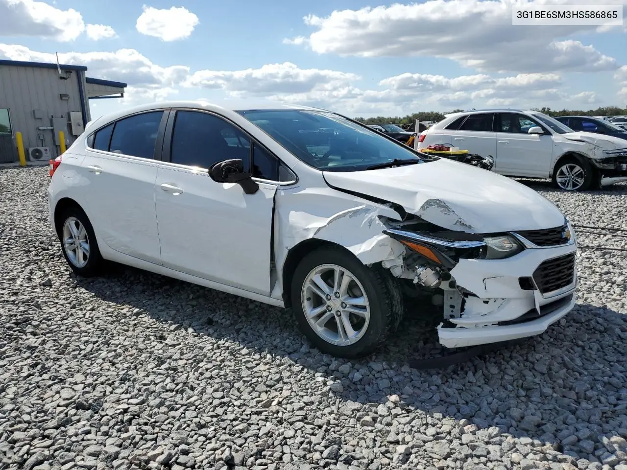 3G1BE6SM3HS586865 2017 Chevrolet Cruze Lt