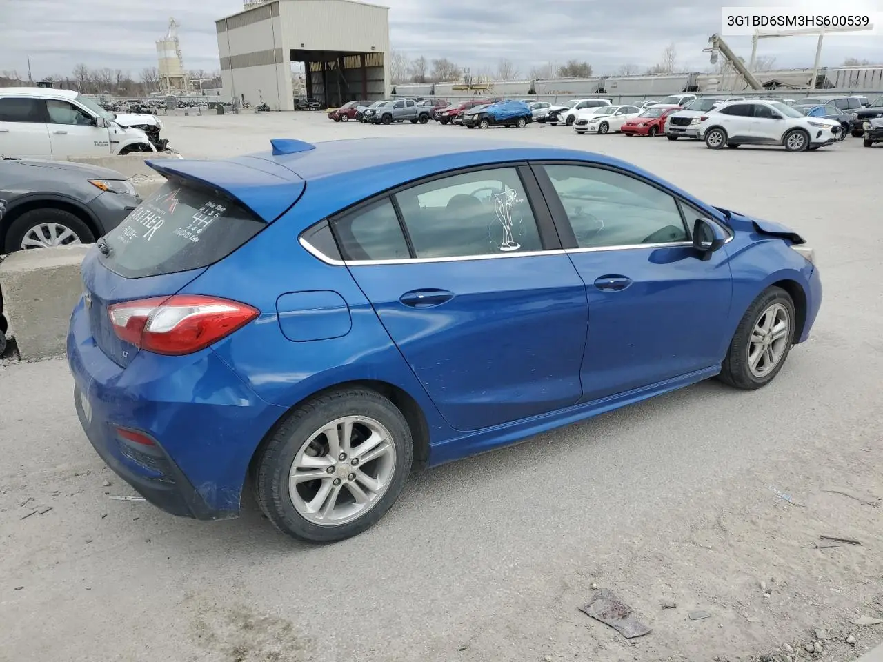 3G1BD6SM3HS600539 2017 Chevrolet Cruze Lt