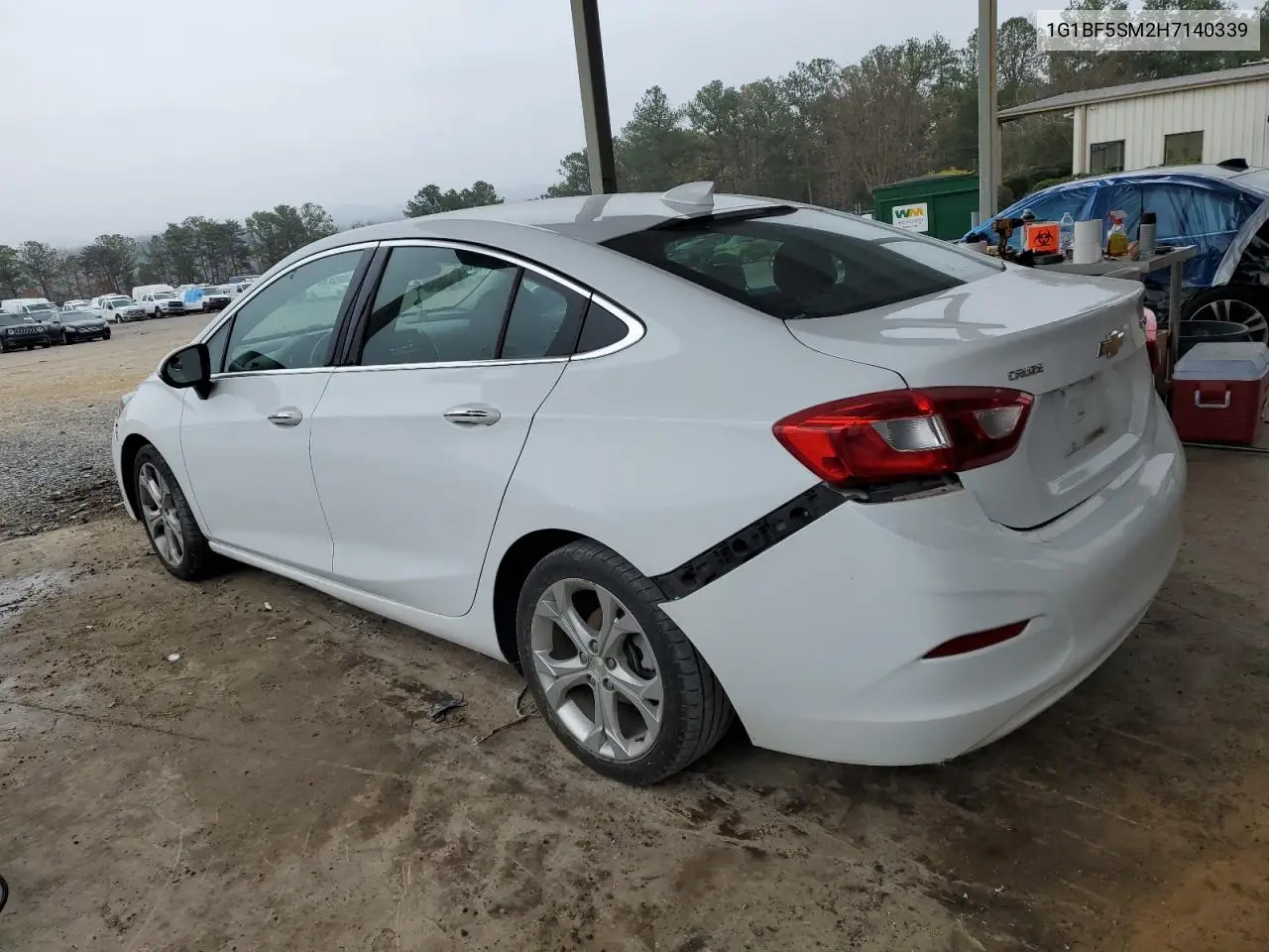 1G1BF5SM2H7140339 2017 Chevrolet Cruze Premier