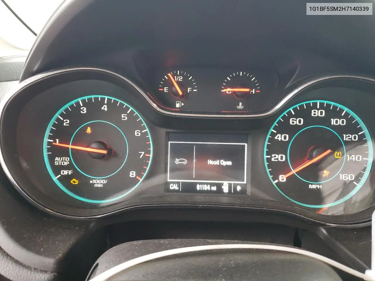 1G1BF5SM2H7140339 2017 Chevrolet Cruze Premier