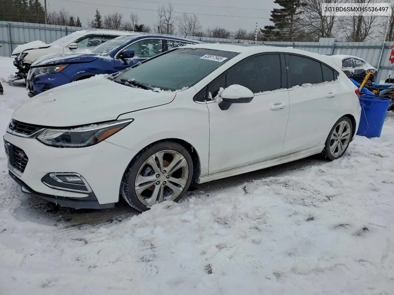 3G1BD6SMXHS536497 2017 Chevrolet Cruze Lt