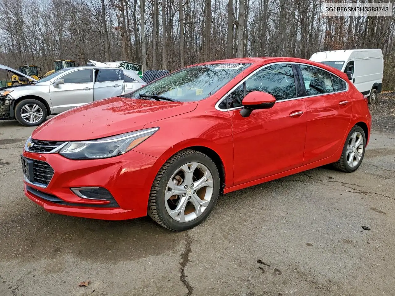 3G1BF6SM3HS588743 2017 Chevrolet Cruze Premier
