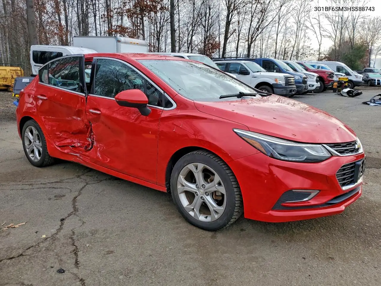 3G1BF6SM3HS588743 2017 Chevrolet Cruze Premier