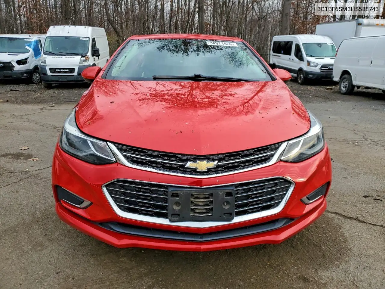 3G1BF6SM3HS588743 2017 Chevrolet Cruze Premier