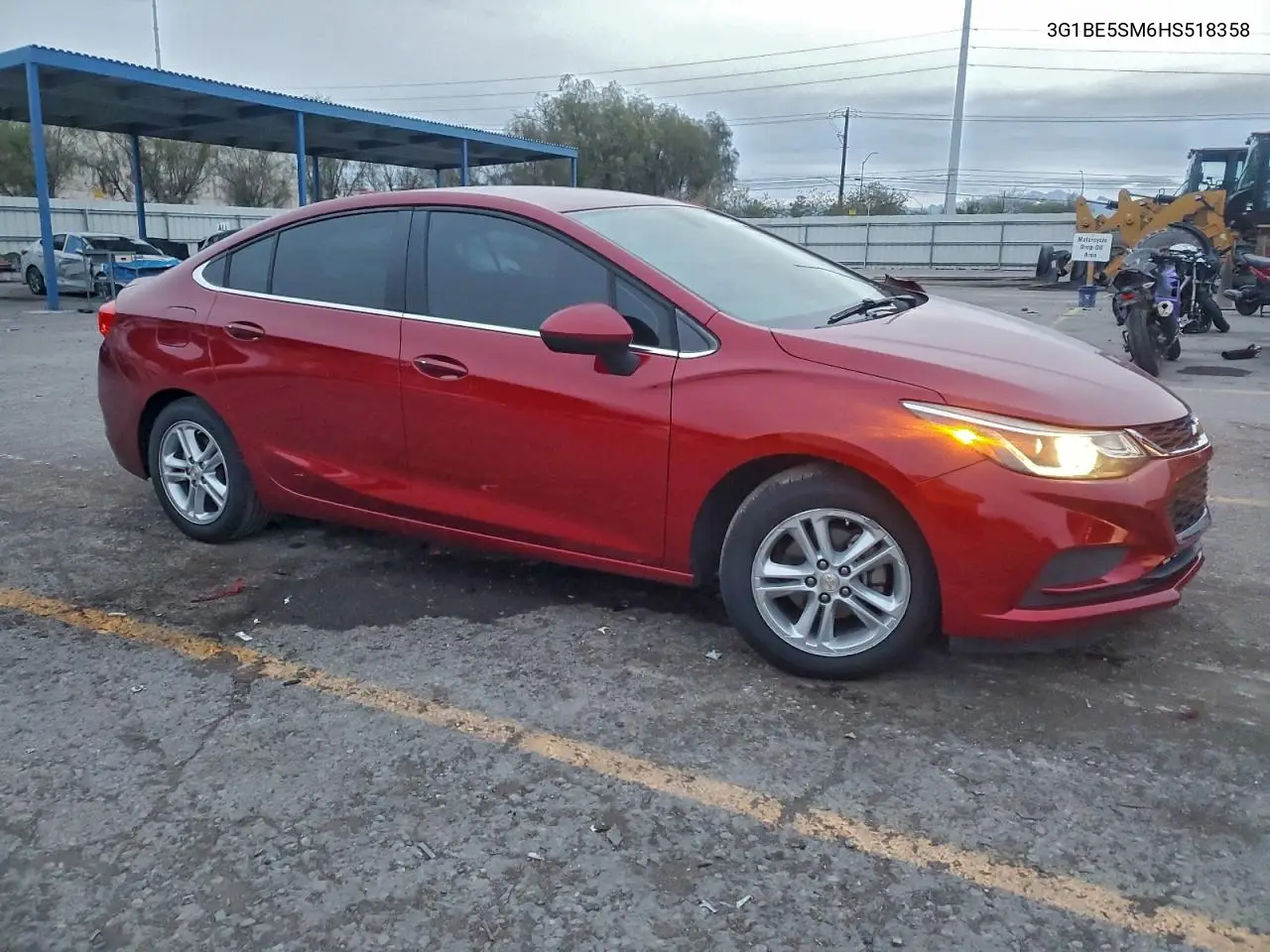 3G1BE5SM6HS518358 2017 Chevrolet Cruze Lt