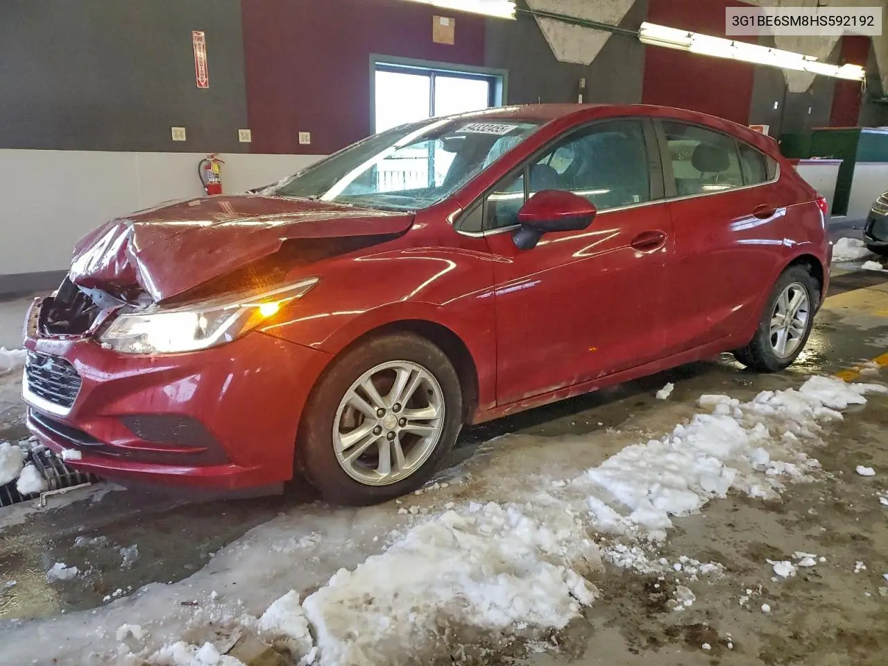 3G1BE6SM8HS592192 2017 Chevrolet Cruze Lt