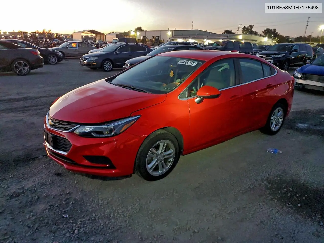 1G1BE5SM0H7176498 2017 Chevrolet Cruze Lt