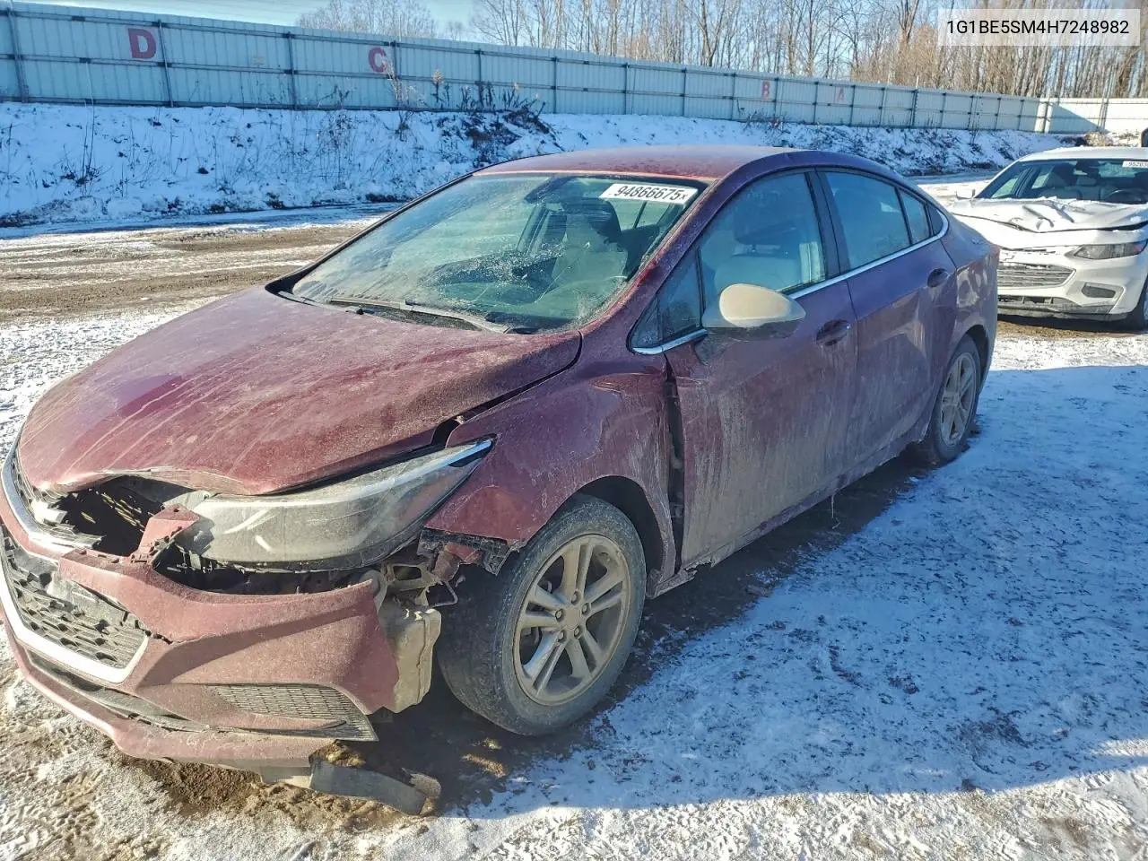 1G1BE5SM4H7248982 2017 Chevrolet Cruze Lt