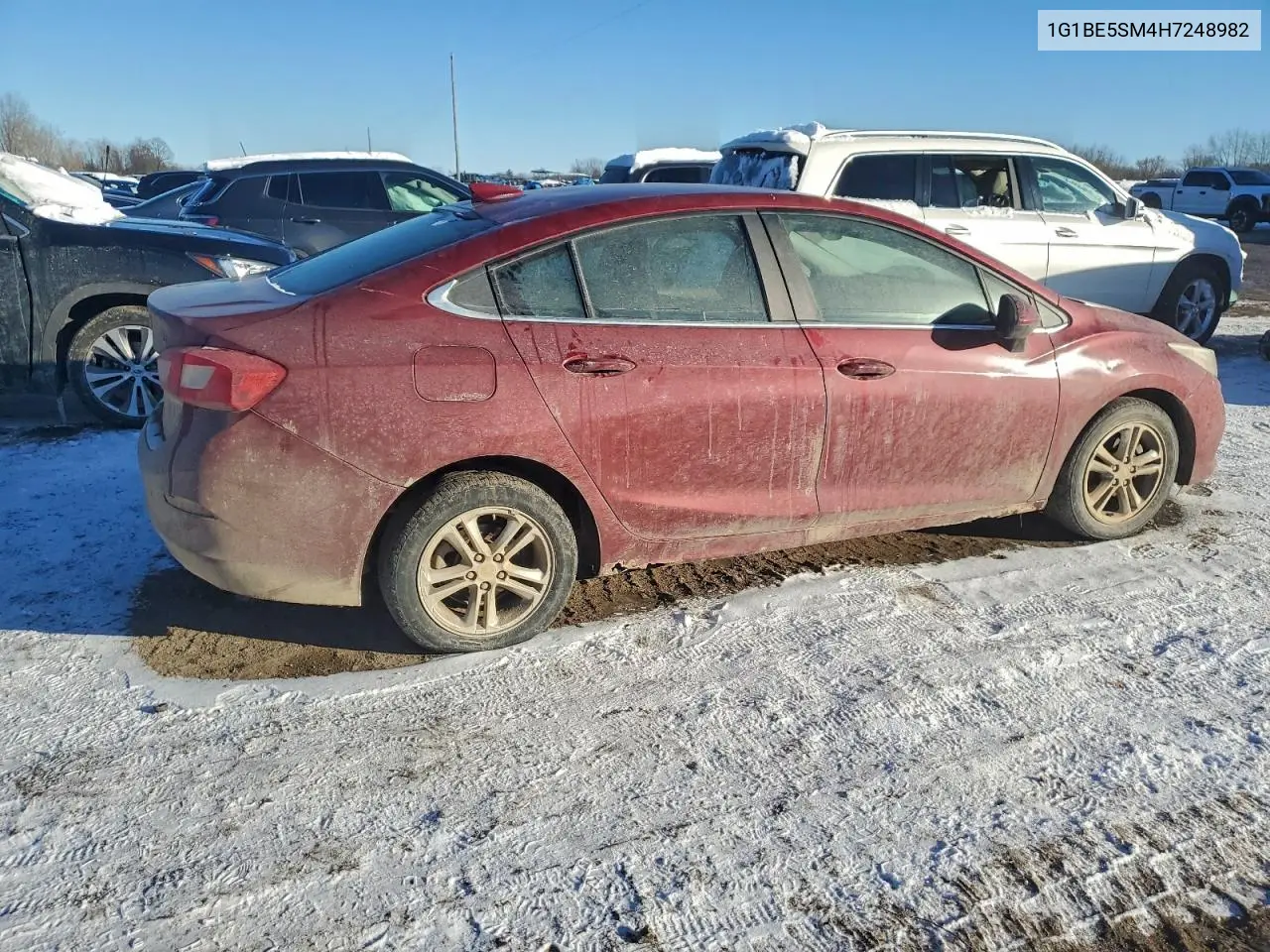 1G1BE5SM4H7248982 2017 Chevrolet Cruze Lt