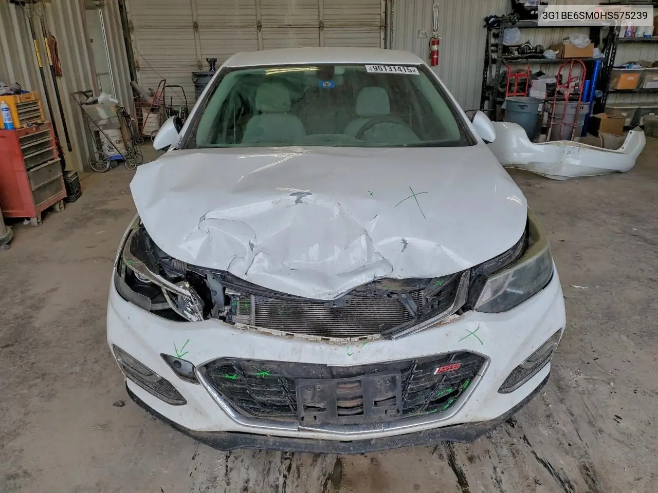 3G1BE6SM0HS575239 2017 Chevrolet Cruze Lt