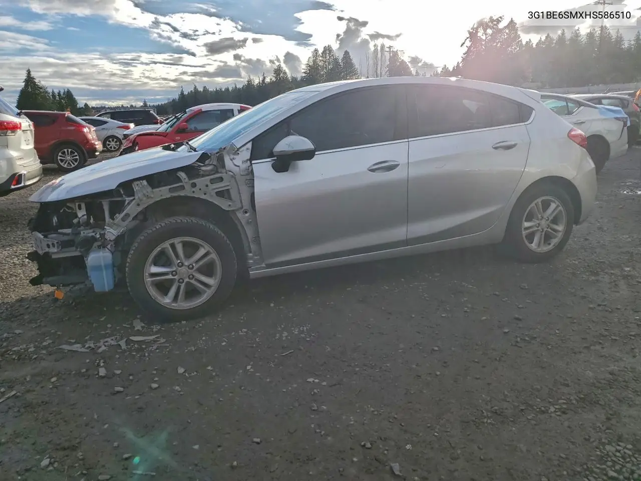 3G1BE6SMXHS586510 2017 Chevrolet Cruze Lt