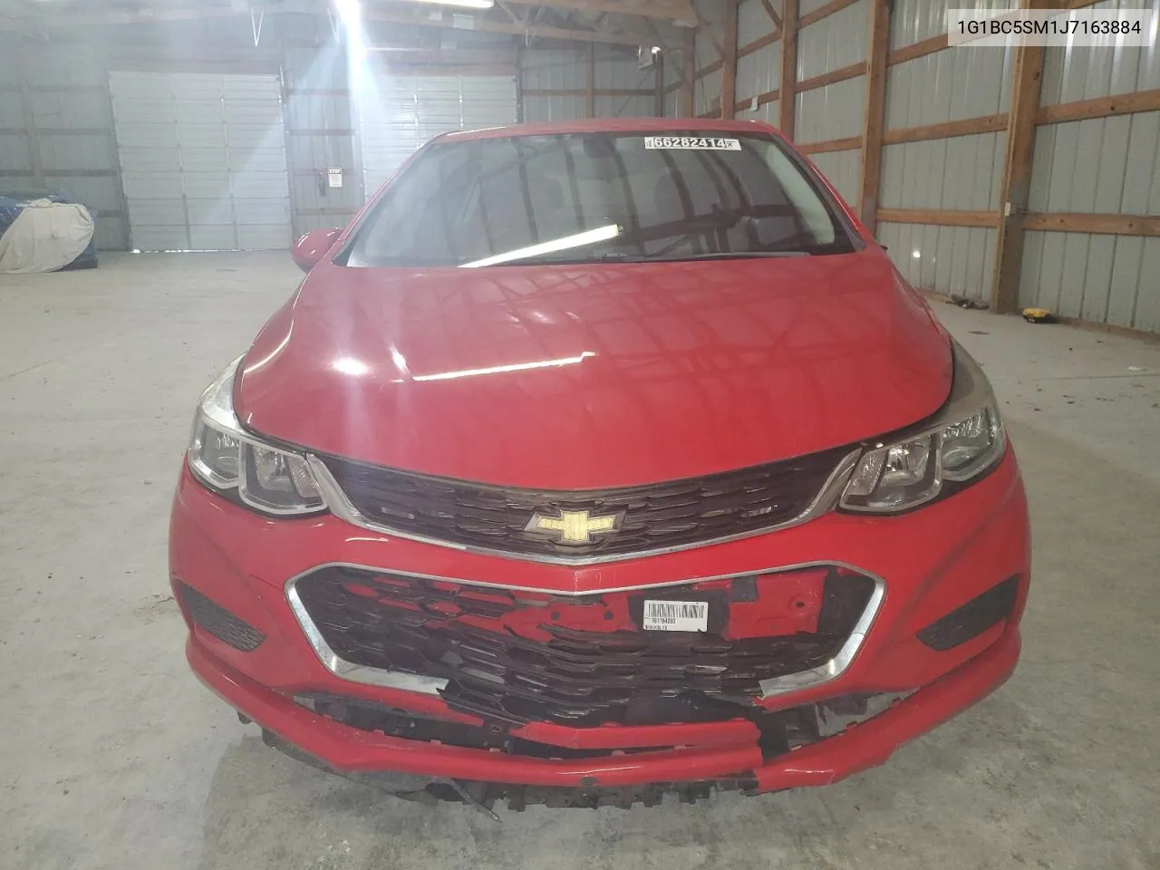 2018 Chevrolet Cruze Ls VIN: 1G1BC5SM1J7163884 Lot: 66282414