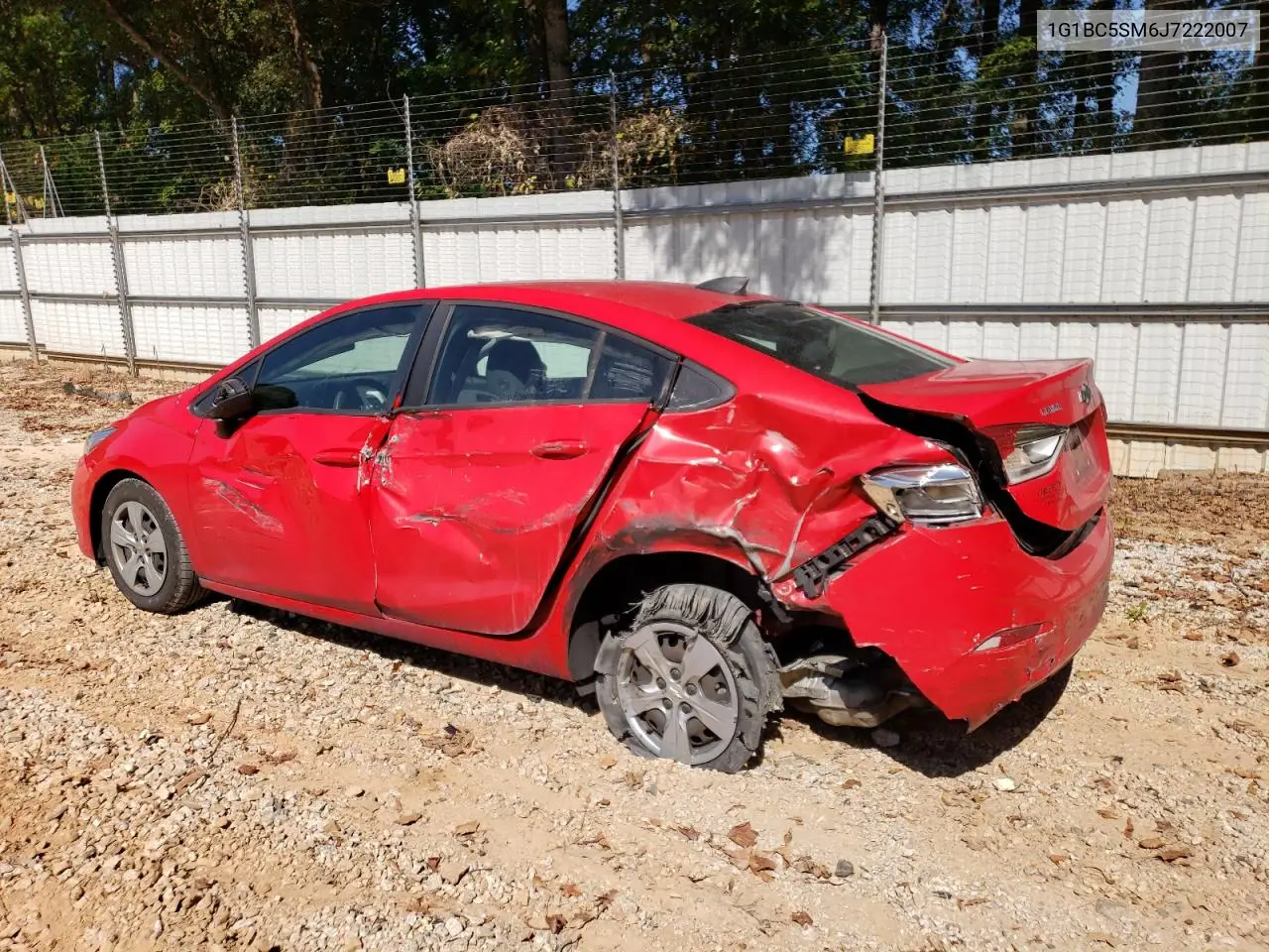 1G1BC5SM6J7222007 2018 Chevrolet Cruze Ls