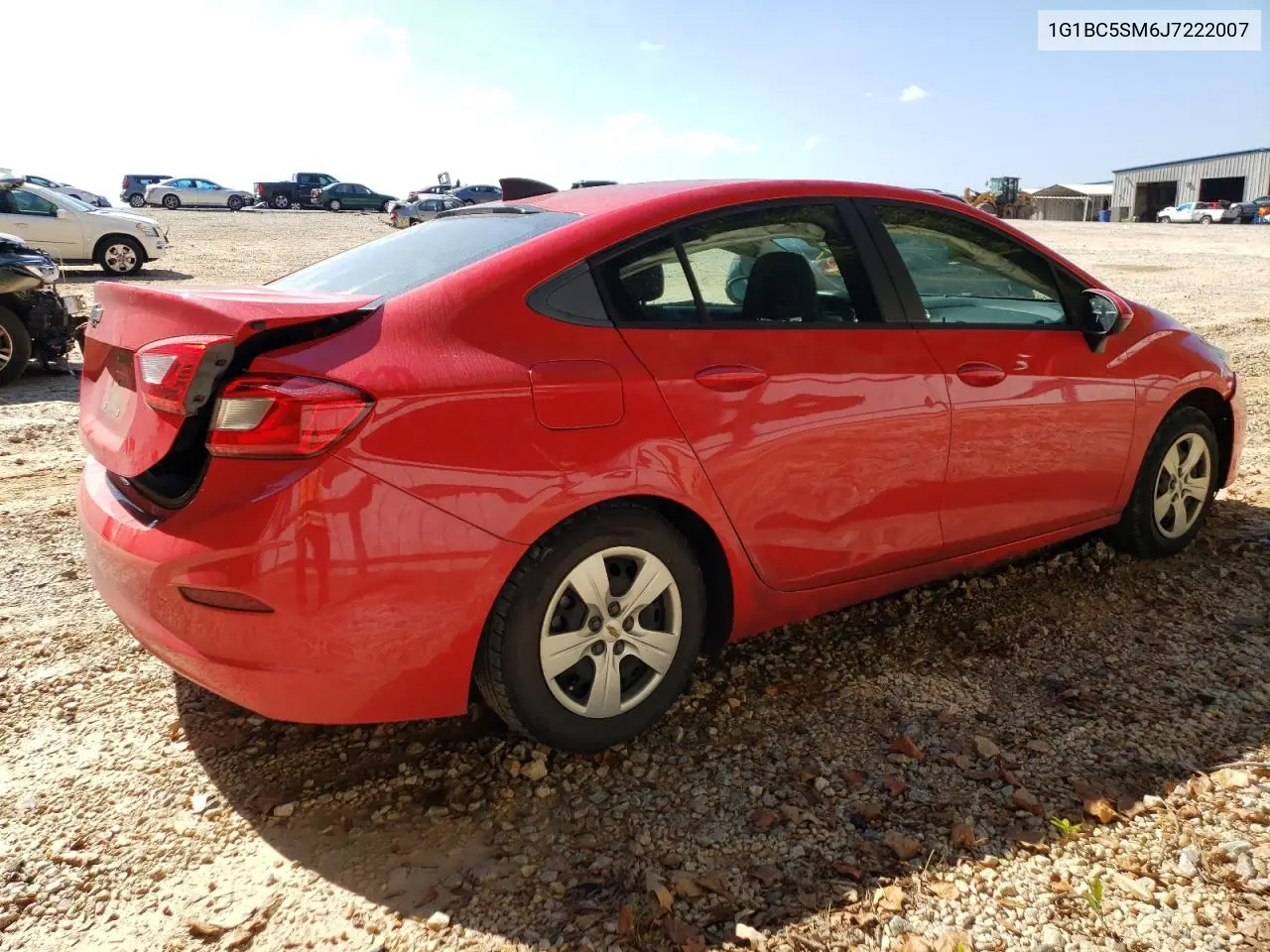 1G1BC5SM6J7222007 2018 Chevrolet Cruze Ls