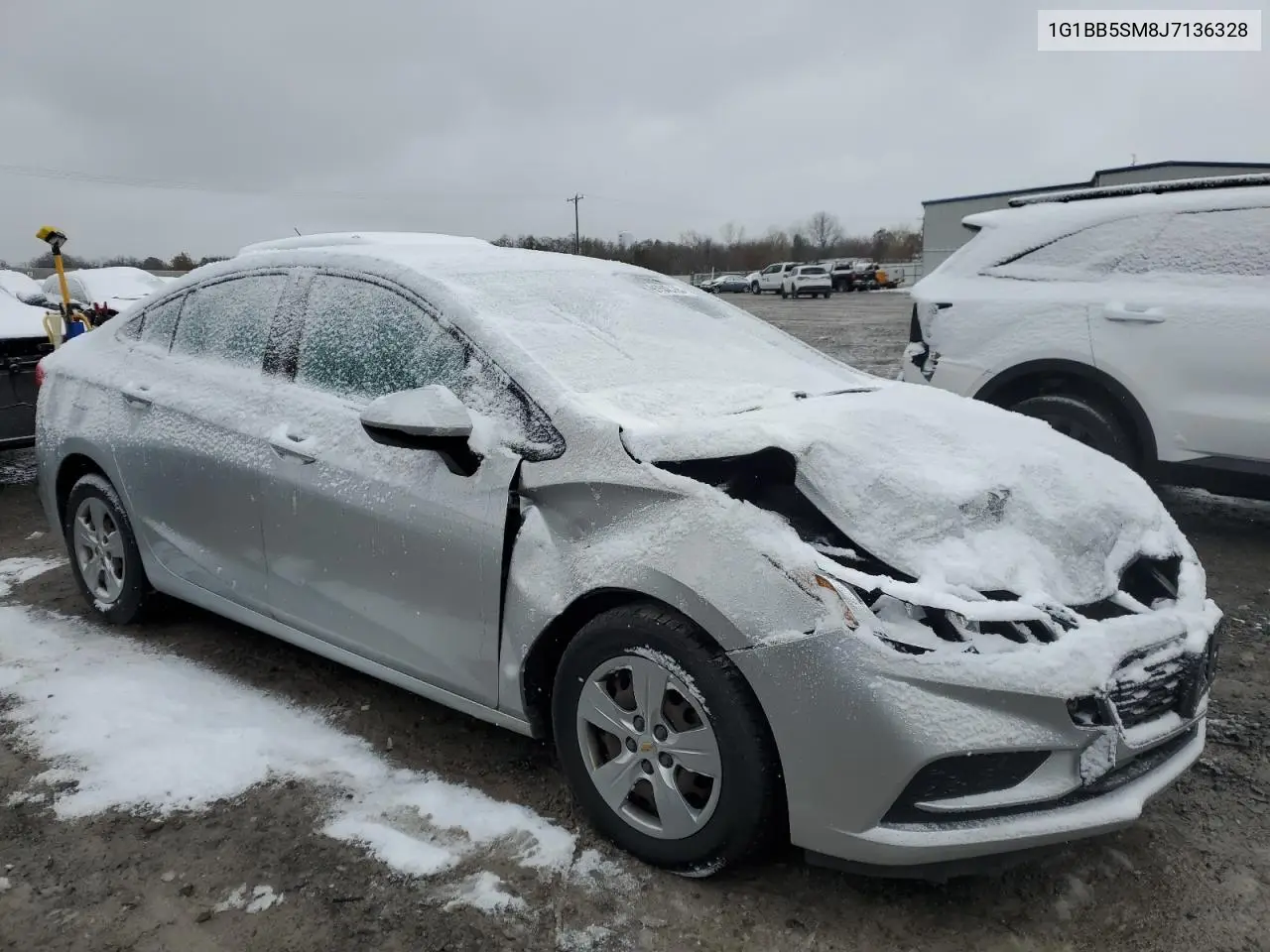 1G1BB5SM8J7136328 2018 Chevrolet Cruze Ls