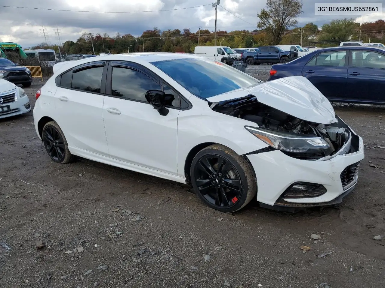 3G1BE6SM0JS652861 2018 Chevrolet Cruze Lt
