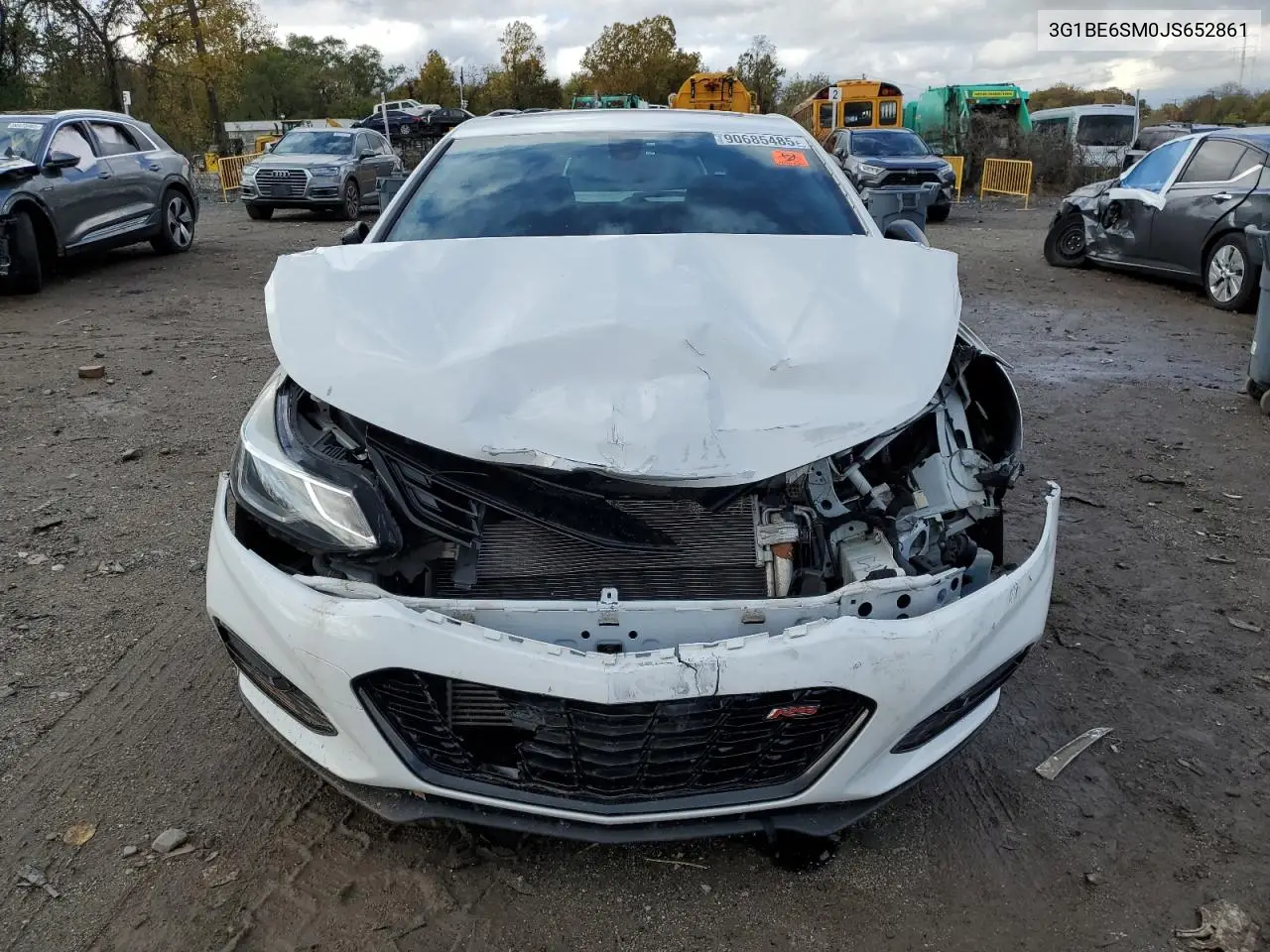 3G1BE6SM0JS652861 2018 Chevrolet Cruze Lt