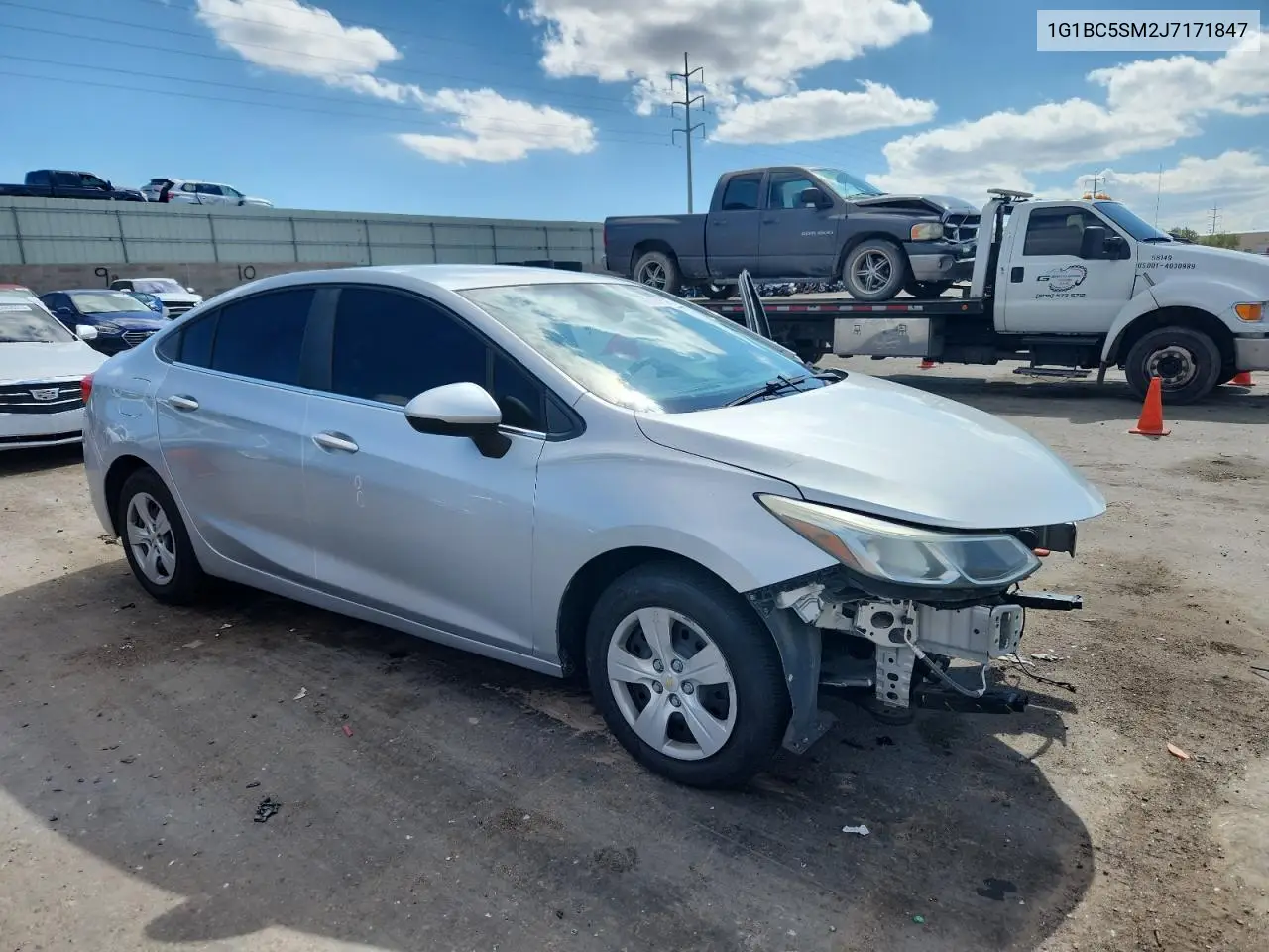 1G1BC5SM2J7171847 2018 Chevrolet Cruze Ls
