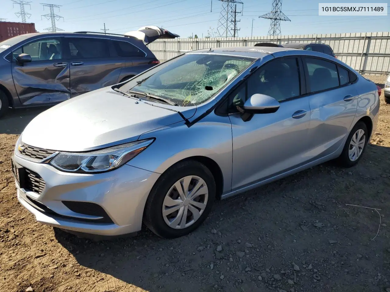 1G1BC5SMXJ7111489 2018 Chevrolet Cruze Ls