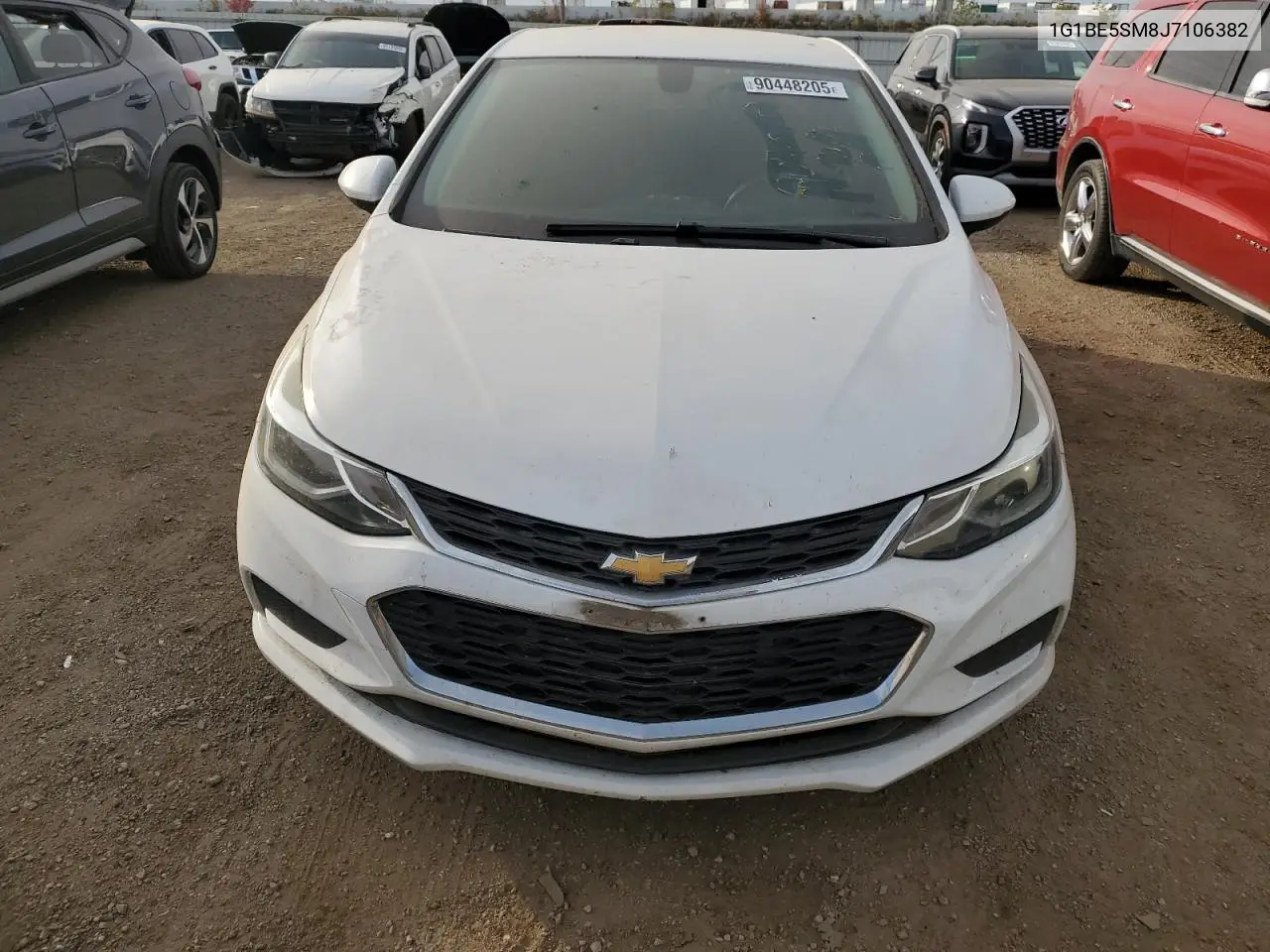 1G1BE5SM8J7106382 2018 Chevrolet Cruze Lt